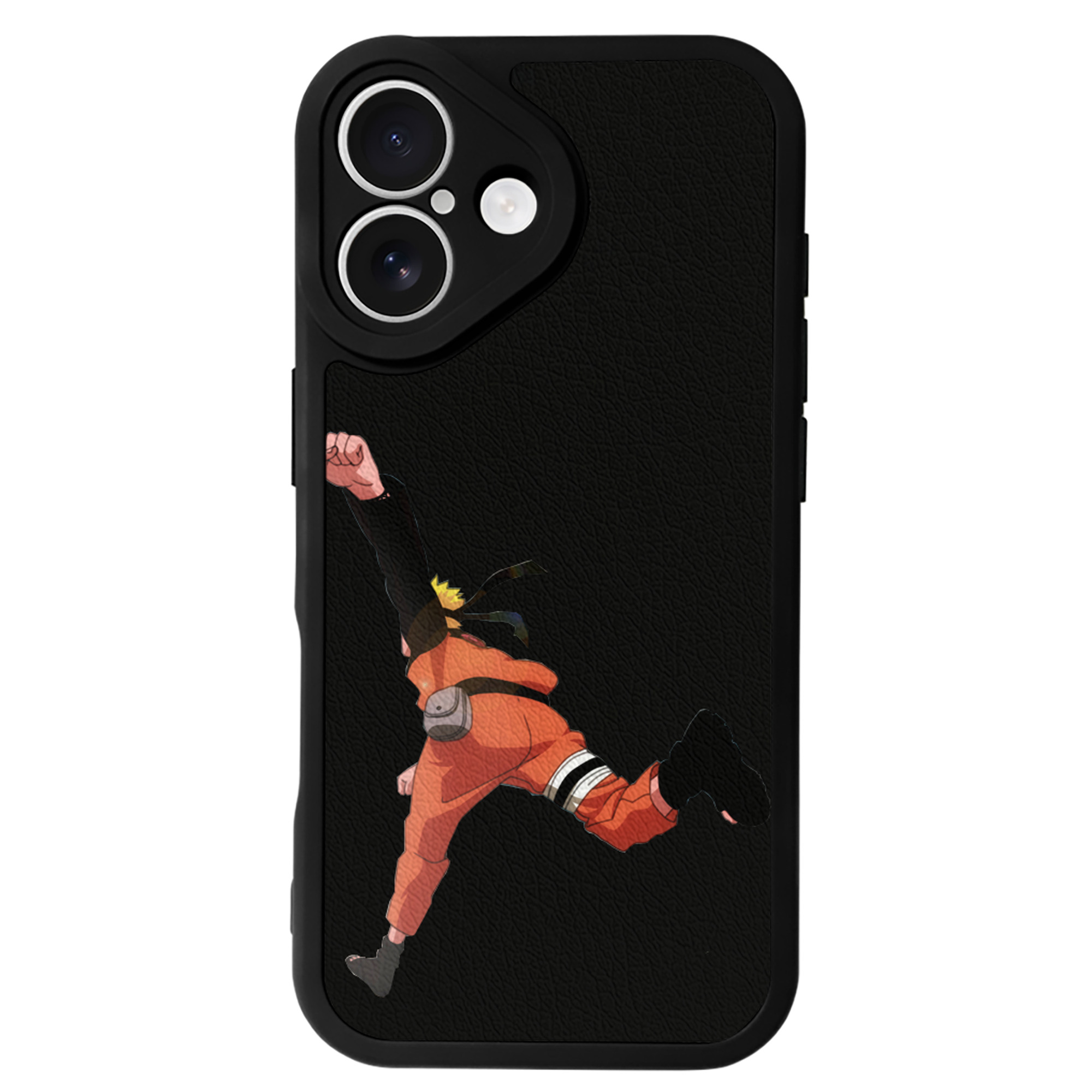 （画像用） NARUTO -ナルト- うずまき ナルト Uzumaki Naruto 【iPhone 16シリーズ対応】シリコンスマホケース（レザー調） 材質：シリコン